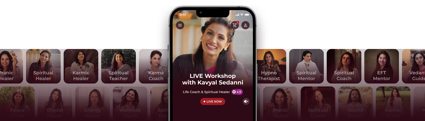 Live spiritual workshops with trusted guides